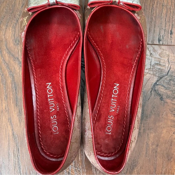 Louis Vuitton Cherry Blossom Ballet Flats Size 37 EU - Picture 6 of 13